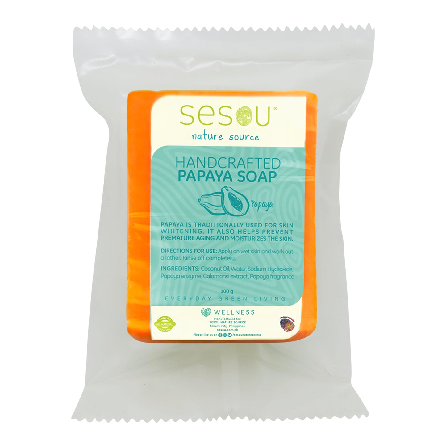 Papaya Soap 100g