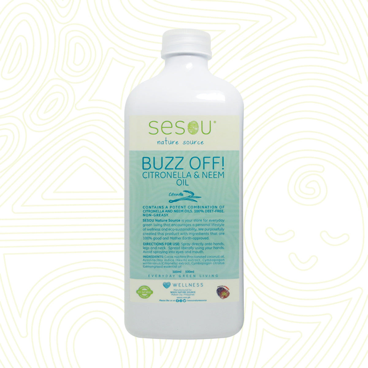 Buzz Off! Insect Repellent Oil 500ml