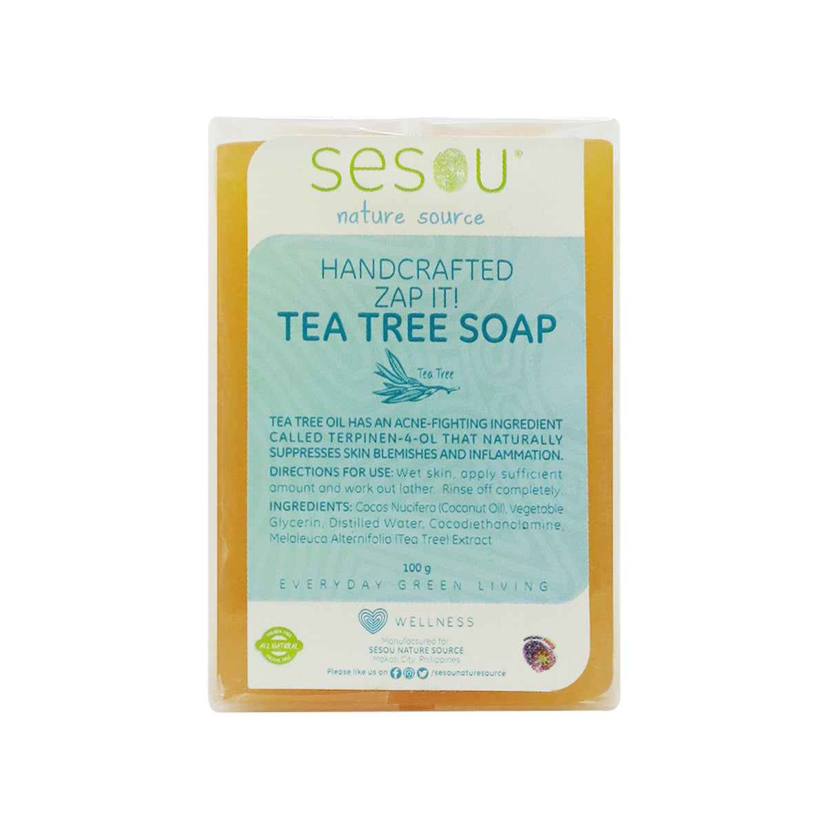 Zap It! Tea Tree Soap 100g